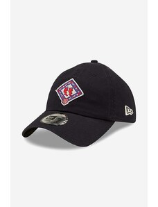 New Era czapka z daszkiem bawełniana kolor czarny z aplikacją 60222287-CZARNY