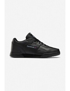 Reebok Classic sneakersy skórzane Workout Plus kolor czarny HP5910-CZARNY