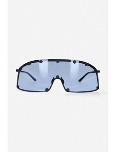 Rick Owens okulary przeciwsłoneczne kolor czarny RG0000001.BLUE-CZARNY