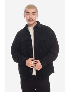 Taikan kurtka sztruksowa Shirt Jacket kolor czarny przejściowa TK0002.BLKCRD-BLKCRD