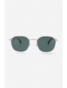Mykita okulary przeciwsłoneczne męskie kolor srebrny 10017351.SHINY.SILVER-SILVER