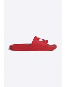 adidas Originals klapki Adilette Lite kolor czerwony FU8296