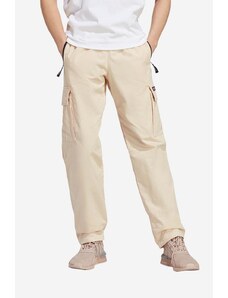 adidas Originals spodnie bawełniane Adventure NA Pants kolor beżowy proste HR3506-KREMOWY