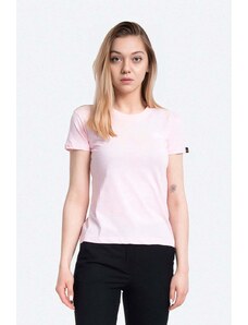 Alpha Industries t-shirt bawełniany Basic T Logo Wmn kolor różowy 196054.491-ROZOWY