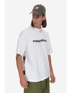 Phenomenon t-shirt bawełniany kolor biały wzorzysty MHTDSJA03WT-WT