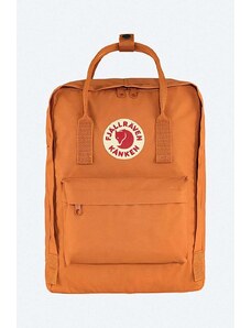 Fjallraven plecak Kanken kolor pomarańczowy duży z aplikacją F23510.206-206