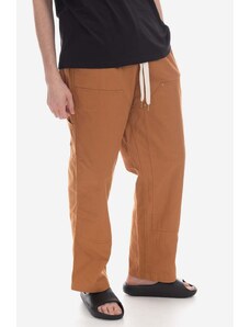 Puma spodnie bawełniane x RHUIGI Double Knee kolor beżowy proste 539509.87-BEZOWY