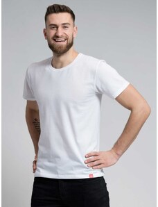 Bawełniana koszulka męska CityZen z białym dekoltem