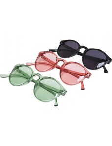 URBAN CLASSICS Sunglasses Cypress 3-Pack - black/palepink/vintagegreen