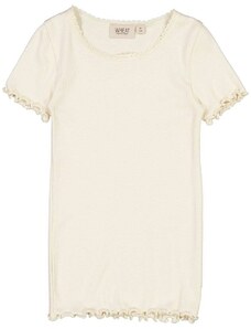 Wheat Koszulka "Lace" w kolorze kremowym