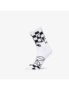 Męskie skarpety Footshop The Nju Checker Socks Black/ White