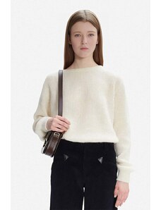 A.P.C. sweter wełniany Christy damski kolor biały WOAOH.F23147-OFF