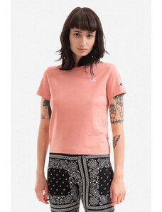 Champion t-shirt bawełniany kolor różowy 114929-WW001