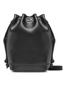 Torebka Calvin Klein Jeans Re-Lock Drawstring Bag Mini K60K610450 BAX