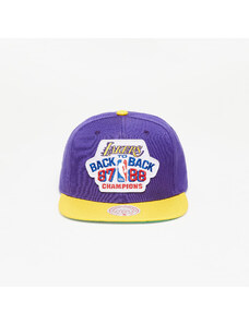 Czapka Mitchell & Ness NBA Lakers B2B Snapback Hwc Los Angeles Lakers Purple/ Yellow