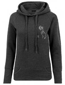 MISTER TEE Ladies Only Love Hoody - charcoal