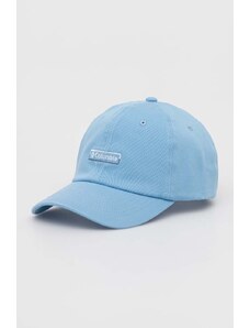Columbia czapka z daszkiem kolor niebieski z aplikacją 2032041-890