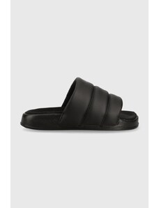 adidas Originals klapki Adilette Essential Slide damskie kolor czarny na platformie IE9641