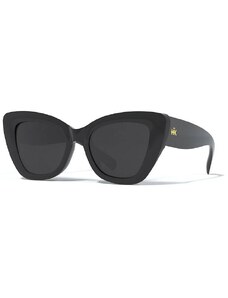 HANUKEII Okulary przeciwsłoneczne unisex "Isla Tortuga" w kolorze czarnym