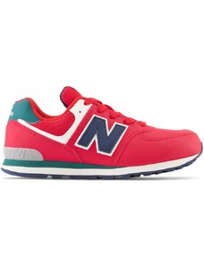 Buty dziecięce New Balance GC574CU – czerwone