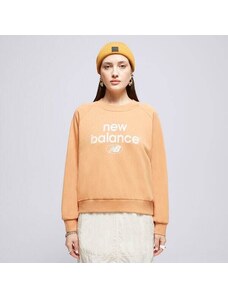 New Balance Bluza Nb Essentials Graphic Damskie Odzież Bluzy WT31508SEI Pomarańczowy