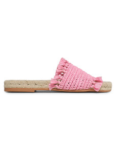 Espadryle Manebi Fringed Knots Raffia Jute Sandals V 2.9 Y0 Bold Pink