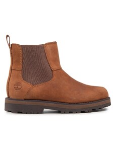 Trzewiki Timberland Courma Kid Chelsea TB0A25T43581 Md Brown Full Grain