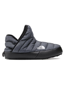 Kapcie The North Face Thermoball Traction Bootie NF0A331H4111 Phantom Grey Heather Print/Tnf Black