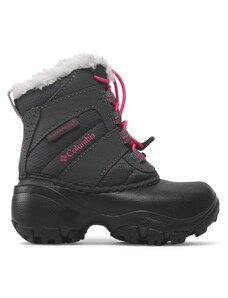 Śniegowce Columbia Childrens Rope Tow III Waterproof BC1323 Dark Grey/Haute Pink 089