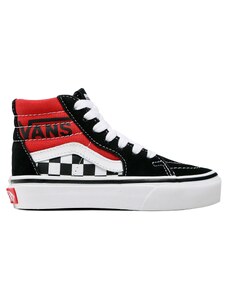 Sneakersy Vans Sk8-Hi VN000D5F4581 Logo Black/Red