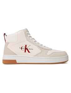 Sneakersy Calvin Klein Jeans Basket Cupsole Irreg Lines YM0YM00612 Eggshell/Ancient White 0F9