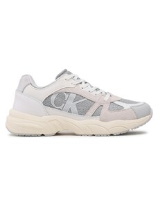 Sneakersy Calvin Klein Jeans Retro Tennis Laceup Mix Lth YM0YM00696 Oyster Mushroom PSX