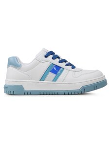 Sneakersy Tommy Hilfiger Flag Low Cut Lace-Up Sneaker T3X9-32869-1355 S White/Sky Blue/Royal Y254