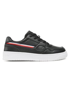 Sneakersy Tommy Hilfiger Stripes Low Cut Lace-Up Sneaker T3X9-32848-1355 S Black 999
