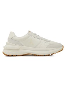 Sneakersy Calvin Klein Jeans Chunky Runner Vintage Tongue YM0YM00633 Ancient White/Eggshell 0K9