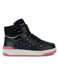 Sneakersy Geox J Washiba Girl J36HXA 004AS C0922 D Black/Fuchsia