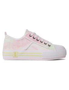 Trampki Big Star Shoes LL274174 White/Pink/Yellow