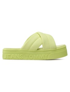 Klapki Tommy Jeans Fltfrm Sandal EN0EN02116 Light Citrus MSA