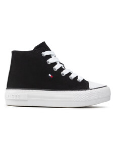 Trampki Tommy Hilfiger High Top Lace-Up Sneaker T3A4-32119-0890 Black 999