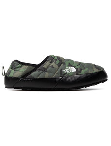 Kapcie The North Face Thermoball Traction Mule V NF0A3UZN33U Thyme Brushwood Camo Print/Thyme