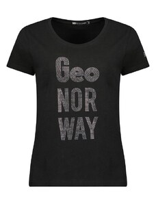 Geographical Norway Koszulka "Jutifa" w kolorze czarnym