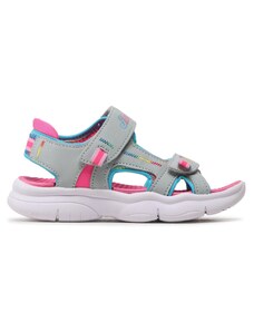 Sandały Skechers Vibrant Mood 302984L/SLPK Silver/Pink