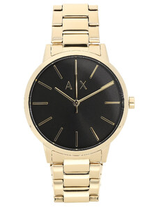 Zestaw zegarek i bransoletka Armani Exchange Cayde Gift Set AX7119 Gold/Gold