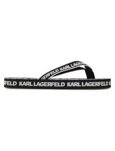 Japonki KARL LAGERFELD KL81003 Y01 Black/White Weave