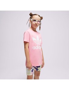 Adidas T-Shirt Trefoil Tee Girl Dziecięce Odzież T-shirty IB9932 Różowy