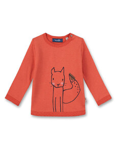 Sanetta Kidswear Bluza "Sweet Squirrel" w kolorze pomarańczowym