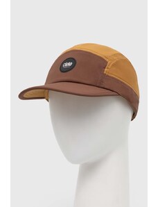 Ciele Athletics czapka z daszkiem GOCap SC - Badge Plus CLGCSCBPL.DB001 kolor brązowy z aplikacją