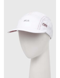 Ciele Athletics czapka z daszkiem GOCap SC - WWM CLGCSCWCBER.WH001 kolor biały z nadrukiem
