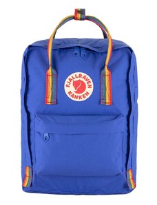 Fjallraven plecak F23620.571 Kanken Rainbow kolor niebieski duży gładki