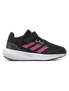 adidas Sneakersy Runfalcon 3.0 Sport Running Elastic Lace Top Strap Shoes HP5875 Czarny
